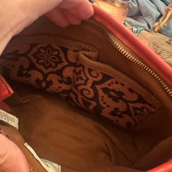 Spartina 449 Red and Black Floral Clutch - Picture 7 of 8